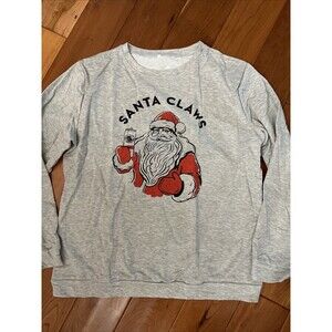 christmas Lightweight sweatshirts for women Santa “claws” Size 2X